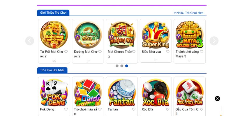 Hệ thống nạp rút tiền tại sảnh khá đơn giản và đa dạng hình thức